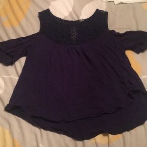 *Donating 7/22* Forever 21 knit cold shoulder top